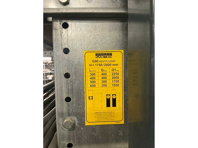 Kasten g90 2-zijdige draagarmstelling - afbeelding 5 van  9