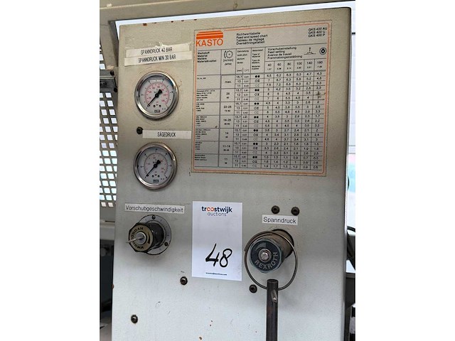 Kasto gks 400 au cirkelzaagmachine metaal - afbeelding 8 van  11