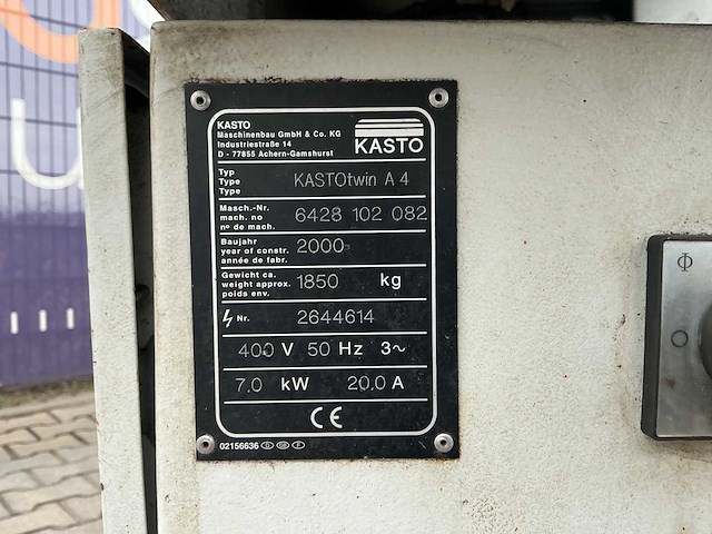 Kasto kastowin 4a horizontale metaal-bandzaagmachine - afbeelding 14 van  15