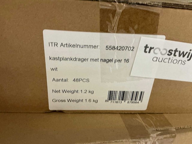 Kastplankdrager met nagel (336x) - afbeelding 2 van  3