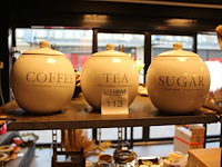 Kastset riverdale koffie, thee en suiker. - afbeelding 1 van  2