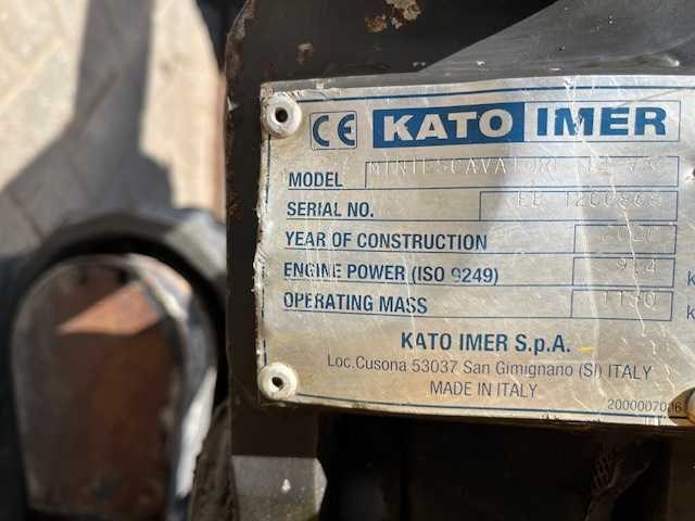Kato / ihi 12 vxe minigraver - afbeelding 8 van  9