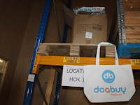 Katoenen draagtassen op pallet. ca. 300 stuks in 3 dozen. - afbeelding 1 van  1