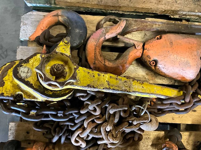 Katrollen kettingen spanners - afbeelding 3 van  7