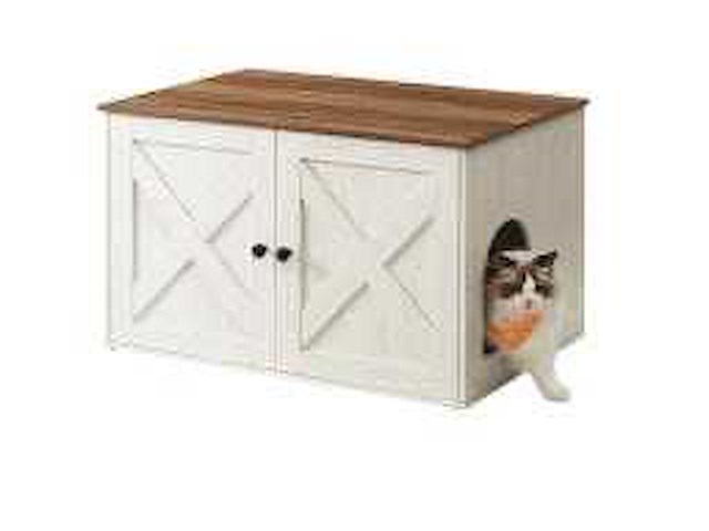 Kattenbak en huisje - afbeelding 1 van  2