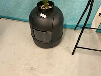Kattenbak met kunstplant - afbeelding 3 van  4