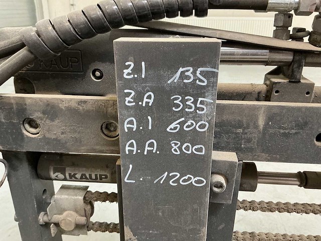 Kaup - fem2 vorkversteller - forklift accessory - afbeelding 5 van  5