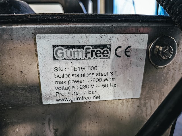 Kauwgomverwijderingsmachine, gumfree, unlimited - afbeelding 3 van  11