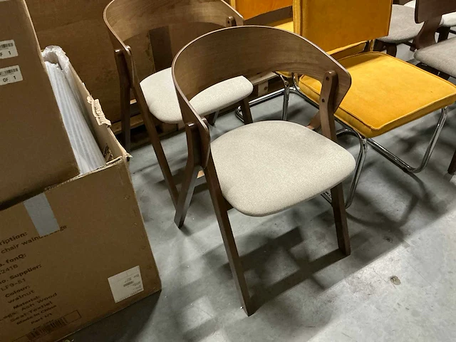 Kave home eetkamerstoel zithoogte 47cm (2x) - afbeelding 1 van  2