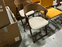 Kave home eetkamerstoel zithoogte 47cm (2x)