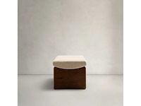 Kave home topaz bankje - beige / essenhout - afbeelding 3 van  5