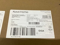 Kave home topaz bankje - beige / essenhout - afbeelding 5 van  5