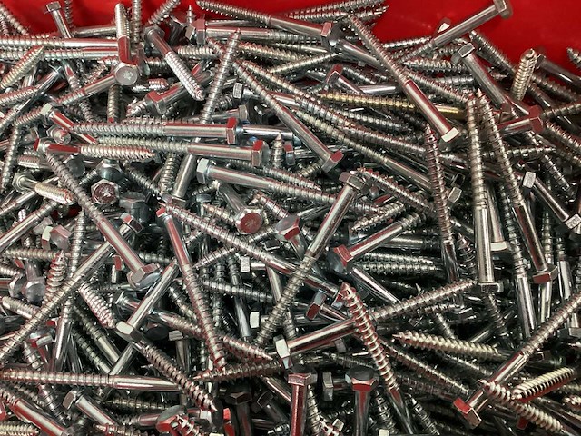 Kavel houtdraadbout 5x70, verzinkt - afbeelding 1 van  2