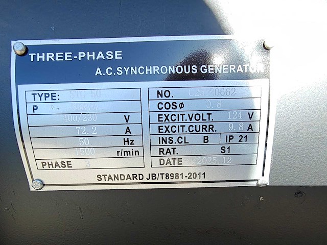 Kawakenki - 2025 - kk50-iii-sss - noodstroomaggregaat - afbeelding 2 van  16