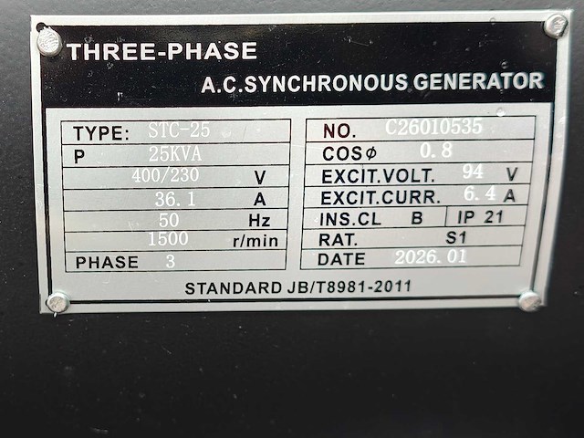 Kawakenki - 2026 - kk25-iii-sss - stroomgenerator - afbeelding 9 van  18