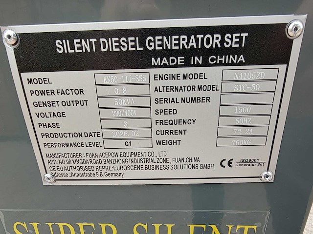 Kawakenki - 2026 - kk50-iii-sss - stroomgenerator - afbeelding 15 van  16