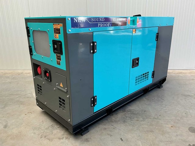 Kawakenki - kk-25-iii-sss - 25kva - noodstroomaggregaat (ongebruikt) - afbeelding 1 van  10