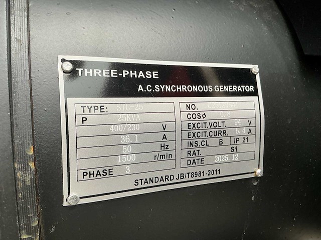 Kawakenki - kk25-iii-sss - noodstroomaggregaat (ongebruikt) - afbeelding 6 van  15