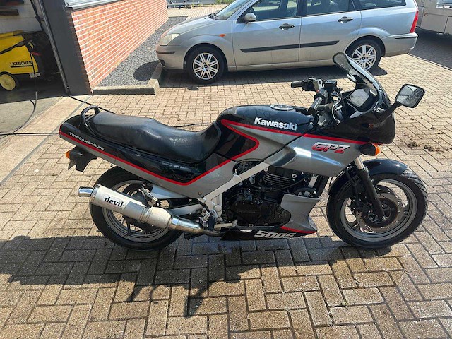 Kawasaki gpz 500 motorfiets - afbeelding 6 van  6
