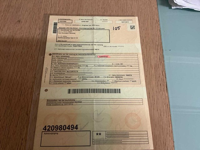 Kawasaki vulcan motorfiets - afbeelding 6 van  7