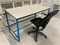 Kaymar - werkbank met 2-delige aarde verbindingspunt en eurokraft werkplaats bureaustoel - afbeelding 6 van  7