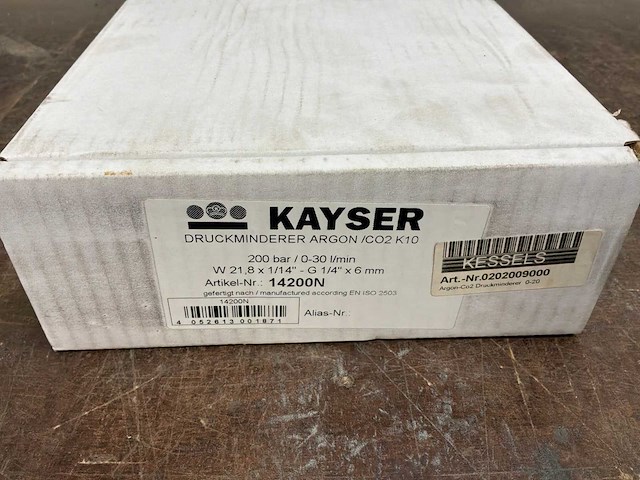 Kayser hercules hogedruk reduceerventiel - afbeelding 3 van  9