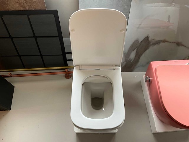 Kayvit toilet met softclose toiletbril (5x) - afbeelding 3 van  4