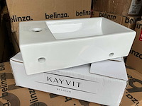 Kayvit wastafel (3x)
