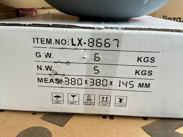 Kayvit wastafel (5x) - afbeelding 5 van  5