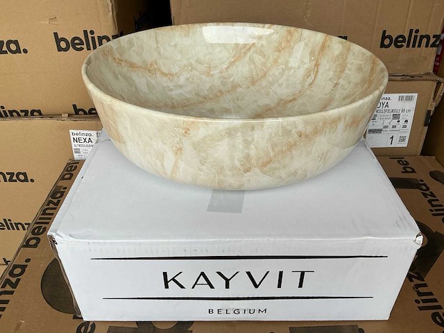Kayvit wastafel (5x) - afbeelding 1 van  4