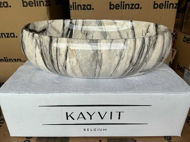 Kayvit wastafel (5x) - afbeelding 1 van  6