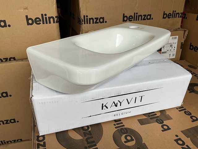 Kayvit wastafel (6x) - afbeelding 1 van  5