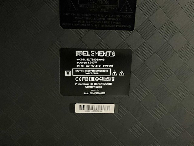 Kb elements elt85de910b televisie - afbeelding 7 van  7