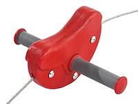 Kbt kinderkabelbaan met schotelschommel - 30m - afbeelding 4 van  5