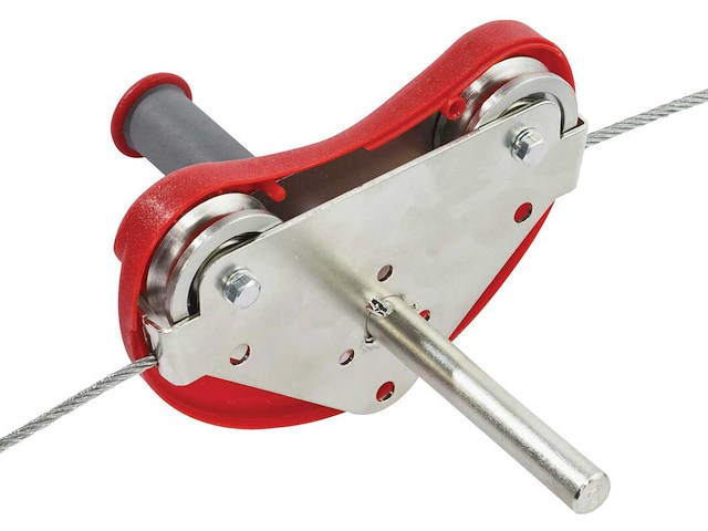 Kbt kinderkabelbaan met schotelschommel - 30m - afbeelding 3 van  5