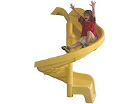 Kbt kunststof spiraalglijbaan geel - 150cm - afbeelding 1 van  4