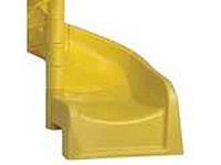 Kbt kunststof spiraalglijbaan geel - 150cm - afbeelding 2 van  4