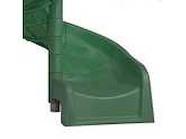 Kbt kunststof spiraalglijbaan groen - 150cm - afbeelding 2 van  4