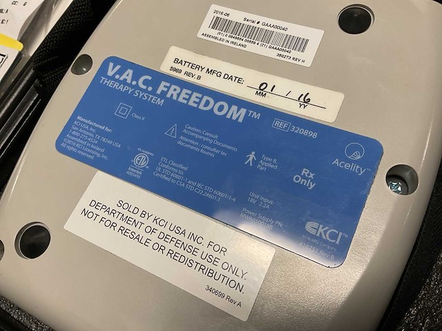 Kci vac freedom wound aspirator - afbeelding 6 van  6