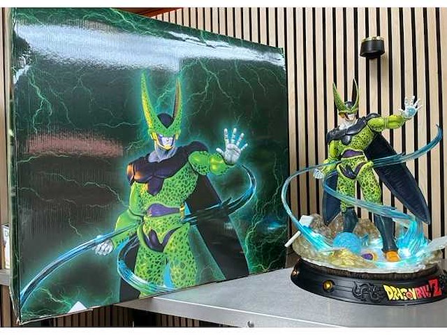 Kd collectibles - dragon ball z perfect cell limited edition resin statue 1/4 scale - afbeelding 1 van  20