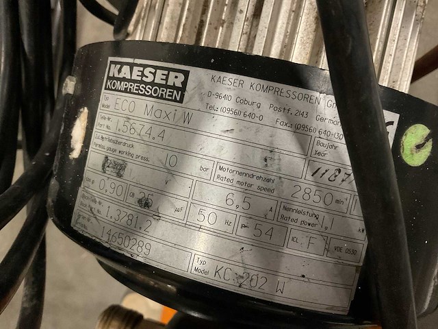 Keaser eco maxi w luchtcompressor - afbeelding 2 van  2