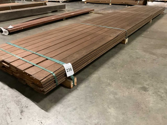Kebony radiata shiplapdelen 19x100 mm (54x) - afbeelding 1 van  3