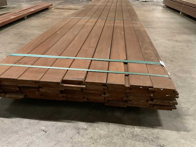 Kebony radiata shiplapdelen 19x100 mm (54x) - afbeelding 2 van  3