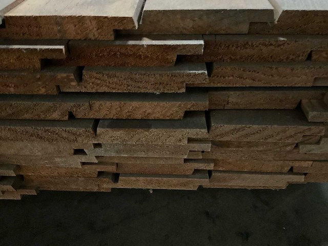 Kebony radiata shiplapdelen 19x100 mm (88x) - afbeelding 6 van  6