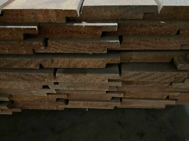 Kebony radiata shiplapdelen 19x100 mm (88x) - afbeelding 6 van  6