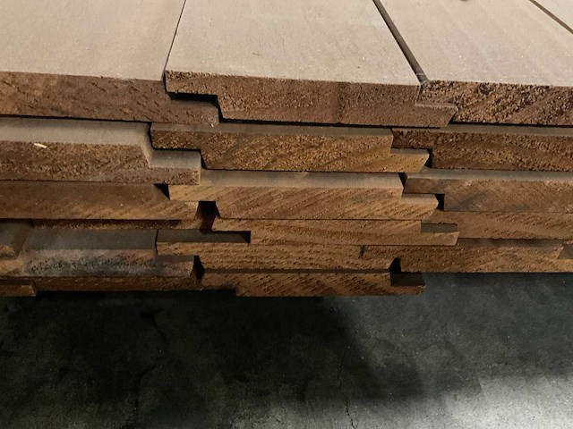 Kebony radiata shiplapdelen 19x110 mm (54x) - afbeelding 5 van  5