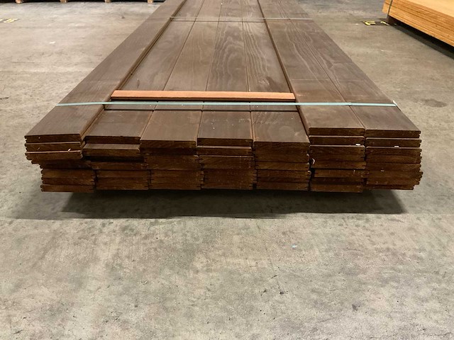 Kebony radiata terasdelen met clipsysteem 22x142 mm (52x) - afbeelding 2 van  3