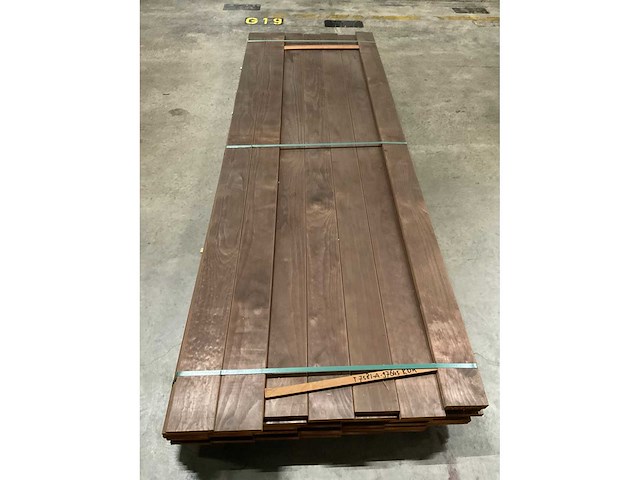 Kebony radiata terasdelen met clipsysteem 22x142 mm (52x) - afbeelding 3 van  3