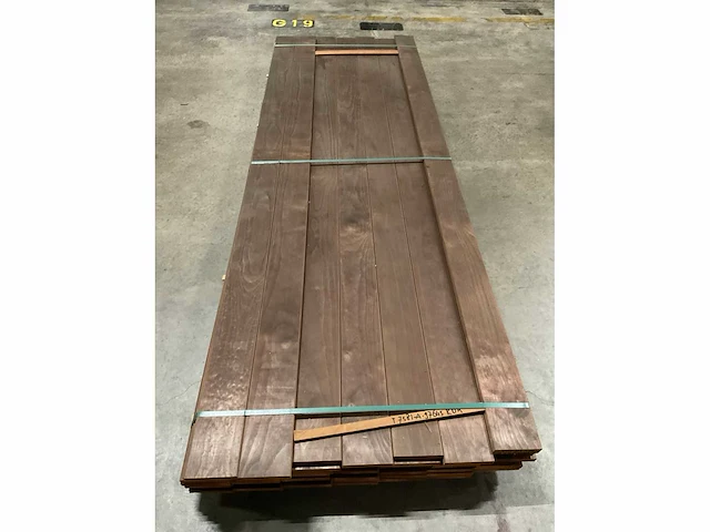 Kebony radiata terasdelen met clipsysteem 22x142 mm (52x) - afbeelding 5 van  6