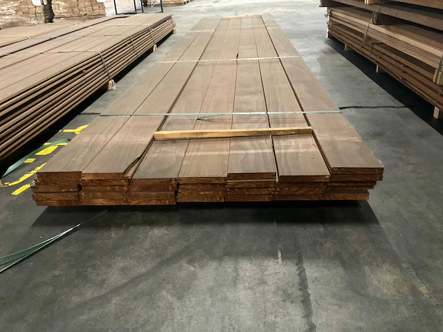 Kebony radiata vlonderdelen glad 22x142 mm (31x) - afbeelding 4 van  6